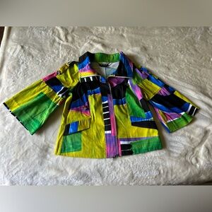 Colorful women Jacket size medium